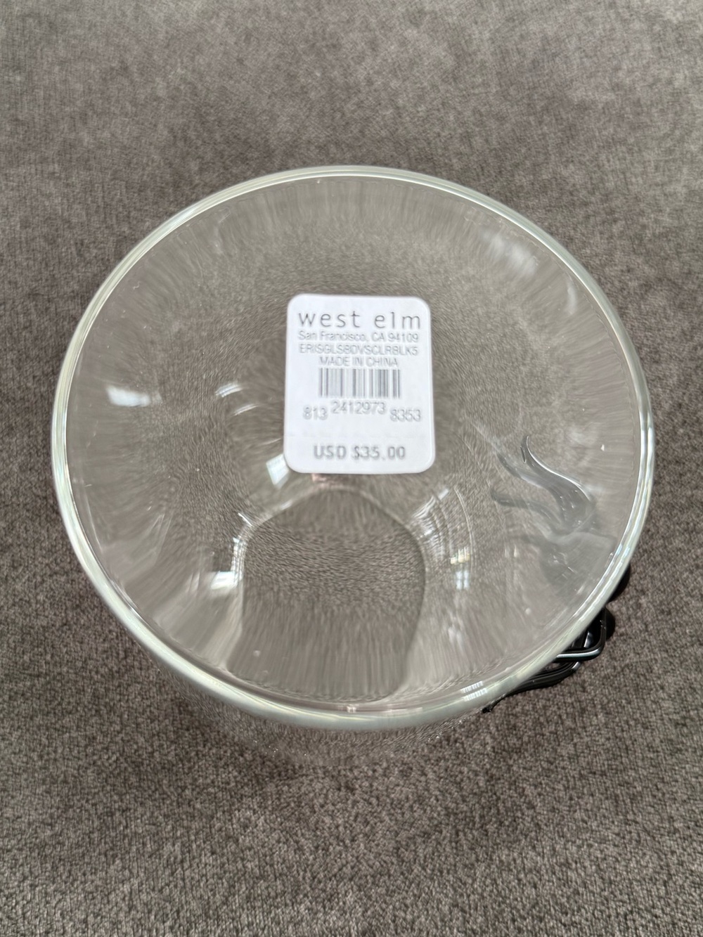 West Elm Glass Spider Vase - Picture 8 of 8